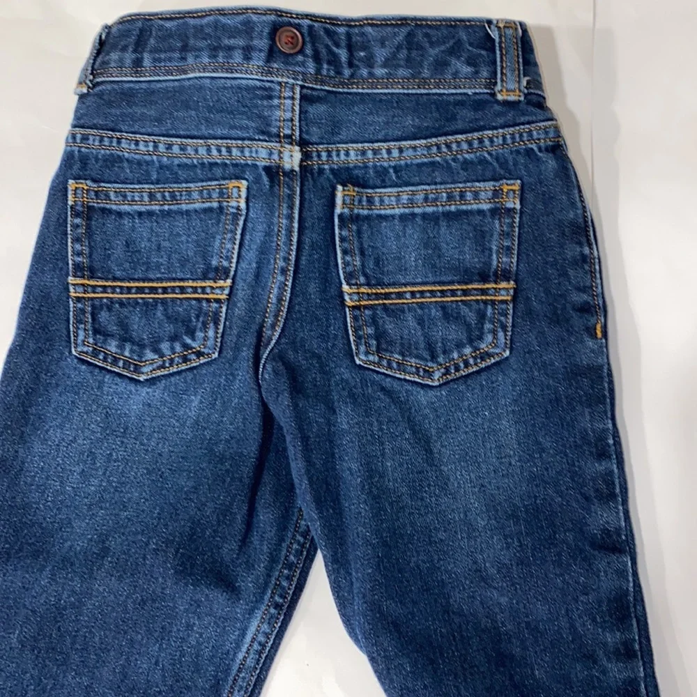 Carter’s Straight Fit Blue Jeans Adjustable waist NEW Boys 4T - Picture 2 of 8